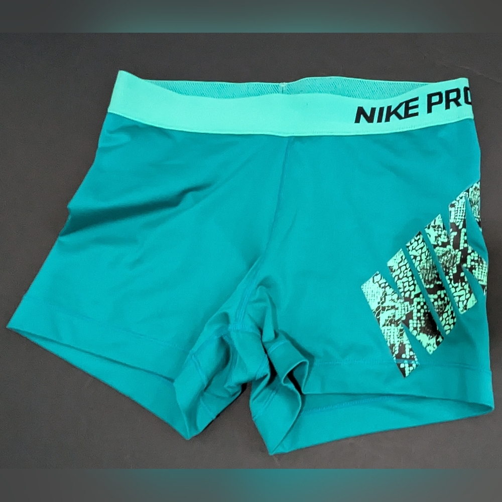 Nike Pro Women's Teal Running Shorts